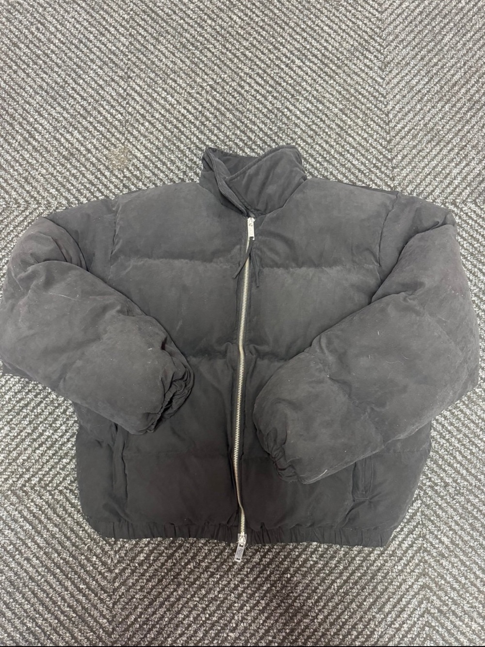 PacSun Black Puffer Coat with Full Zip